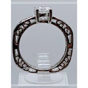 2 CT Unique Vintage Gold Plated Round Brilliant Sim Diamond CZ Engagement Ring 8